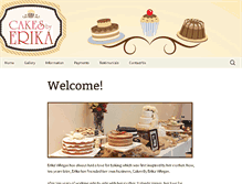 Tablet Screenshot of cakesbyerika.com